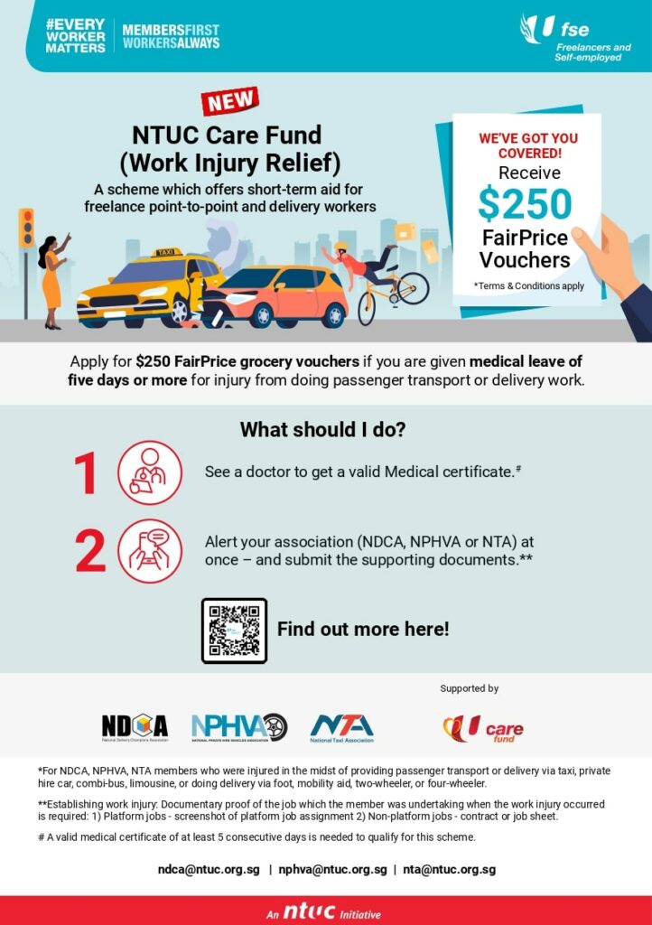 Work Injury Relief Scheme poster